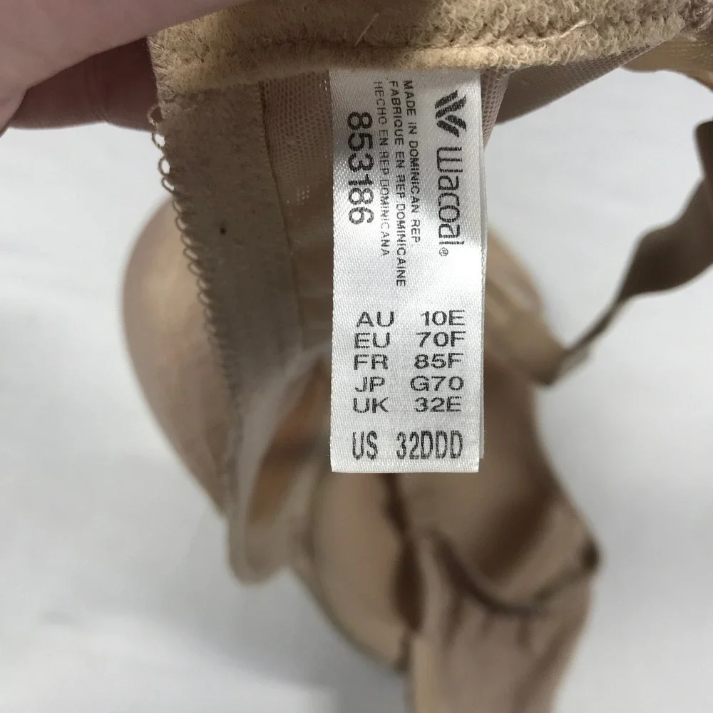 Wacoal Full Figure Underwire Bra 853186 Sand 32DDD